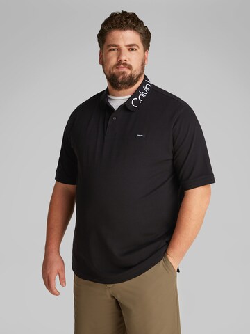 Maglietta di Calvin Klein Big & Tall in nero: frontale