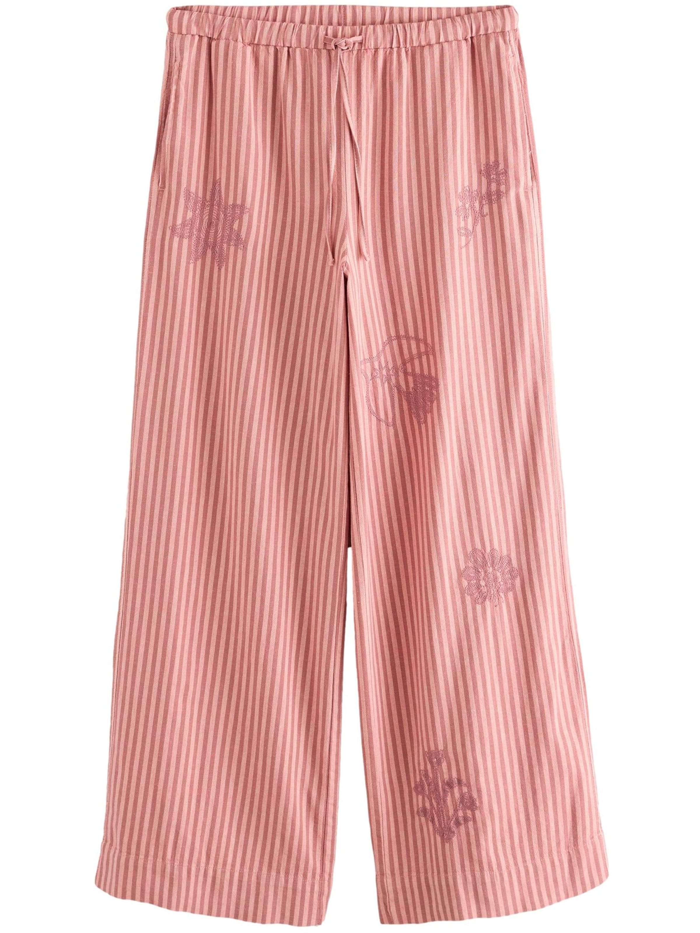 Next Loosefit Broek in Roze: voorkant