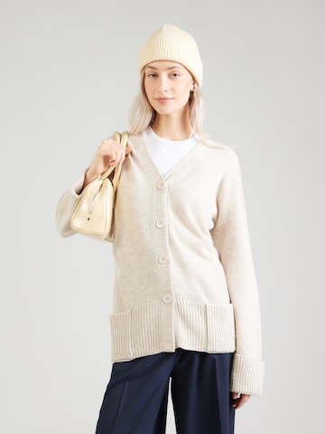 UNITED COLORS OF BENETTON Gebreid vest in Beige: voorkant