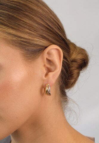 Nana Kay Earrings 'Modern Trio' in Silver