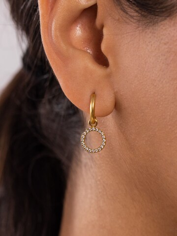 Boucles d'oreilles 'Closed Glow' PURELEI en or