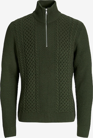 JACK & JONES Свитер 'JJPaul' в Зеленый: спереди
