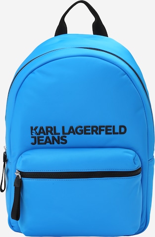KARL LAGERFELD JEANS Backpack 'ESSENTIAL' in Blue: front
