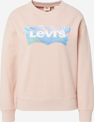 LEVI'S Sweatshirt in Champagne / Light blue / Green / White, Item view