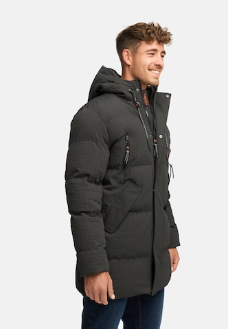 Manteau d’hiver 'INLondoy' INDICODE JEANS en gris