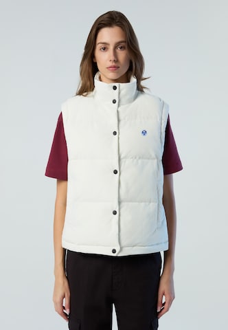 North Sails Sports Vest 'Fuego' in White: front