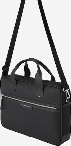 Sac d’ordinateur portable TOMMY HILFIGER en noir