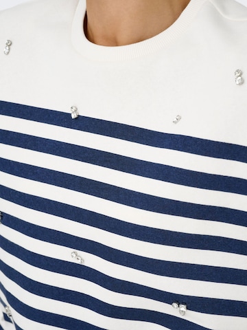 Sweat-shirt 'ONLAdele' ONLY en blanc