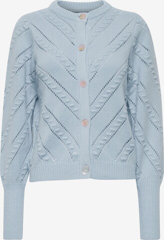 PULZ Jeans Strickjacke 'Amy' in Blau: predná strana