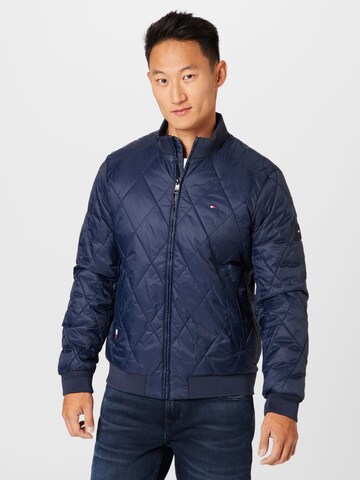 TOMMY HILFIGER Between-season jacket in Blue: front