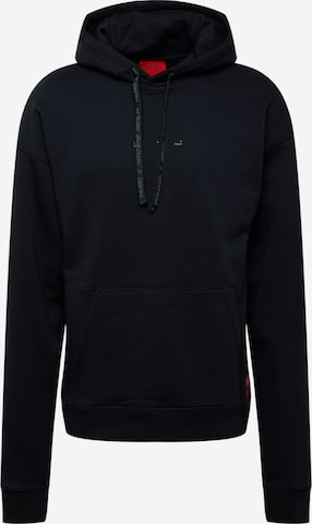 HUGO RedSweater majica - crna boja: prednji dio