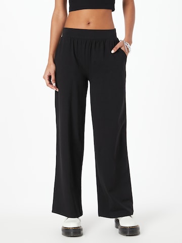 b.young Wide leg Broek 'Pandinna' in Zwart: voorkant