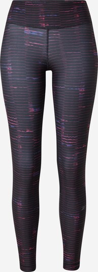 Pantaloni sport Reebok Sport pe albastru / roz / negru, Vizualizare produs