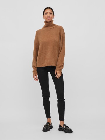 VILA Sweter 'LAJULI' w kolorze brązowy