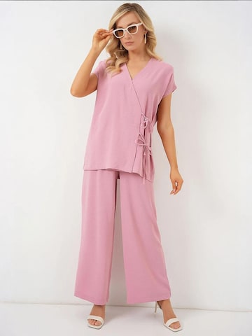 Bigdart Broekpak in Roze: voorkant