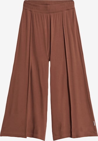 Pantalon à plis 'KAARO LINI' ARMEDANGELS en marron : devant