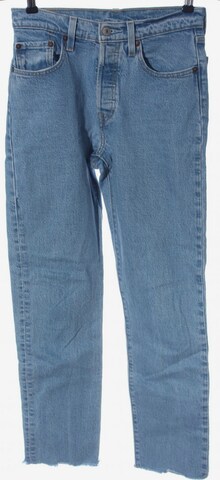 LEVI'S High Waist Jeans 25-26 in Blau: predná strana