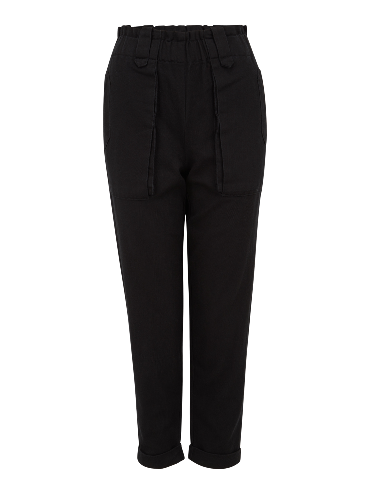 fHVIC Odzież OBJECT Petite Spodnie MILENE w kolorze Czarnym 