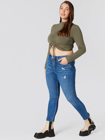 Skinny Jean 'Cosette' Guido Maria Kretschmer Curvy en bleu