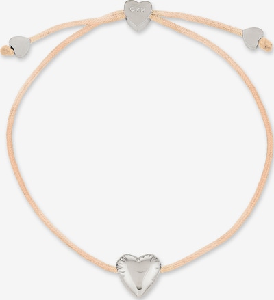 Copenhagen Studios Bracelet 'Balloon Hearts' in One Size in Beige / Silver, Item view