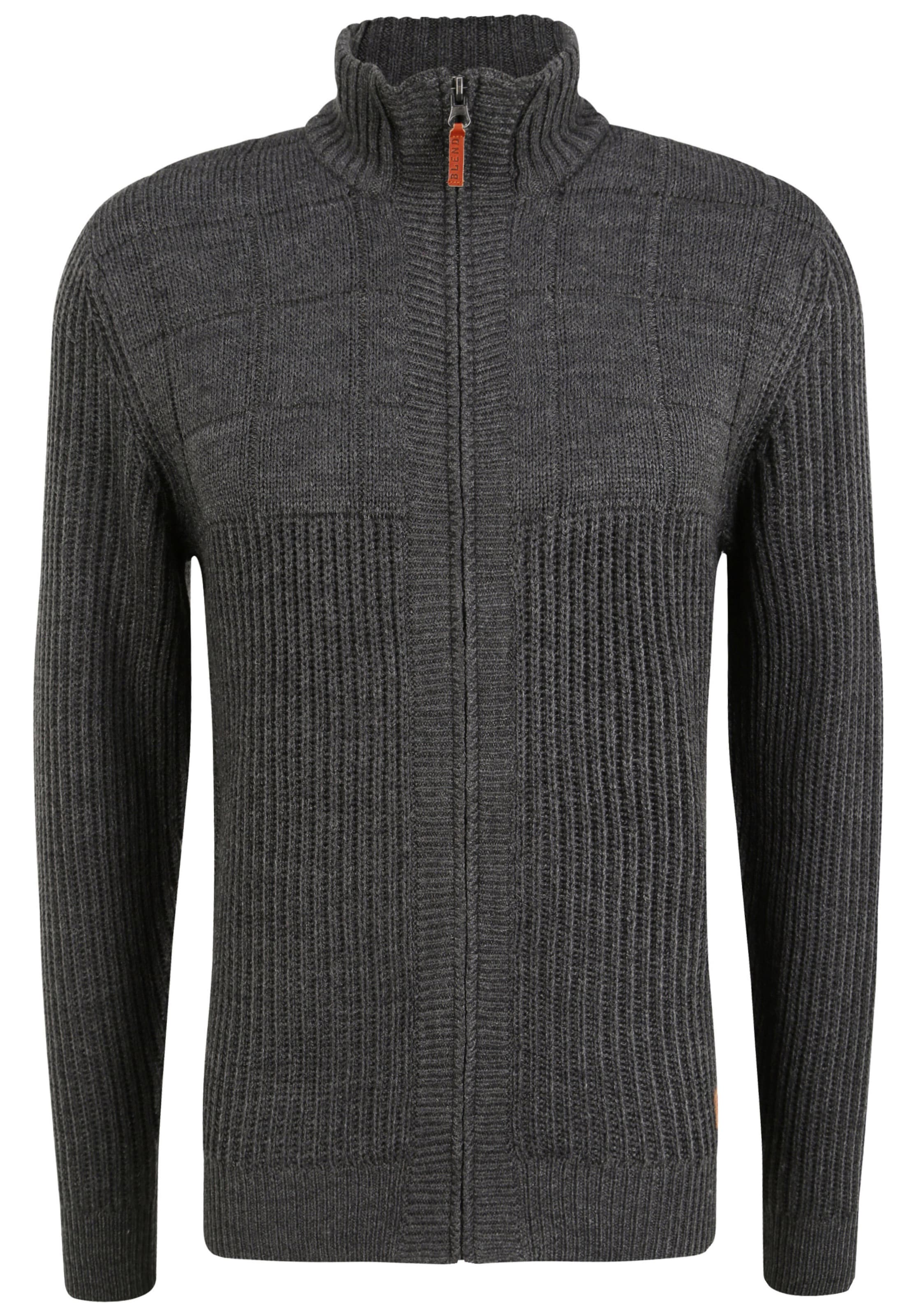 BLEND - Cárdigan 'Oteros' en gris: frente