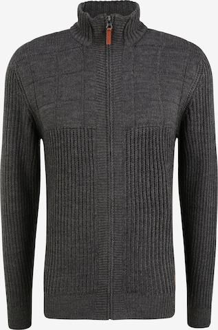 BLEND Knit Cardigan in Grey: front