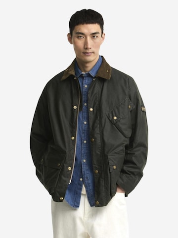 Barbour Winterjas 'BRAKE LINE WAX JACKET 262MMWX2598' in Groen