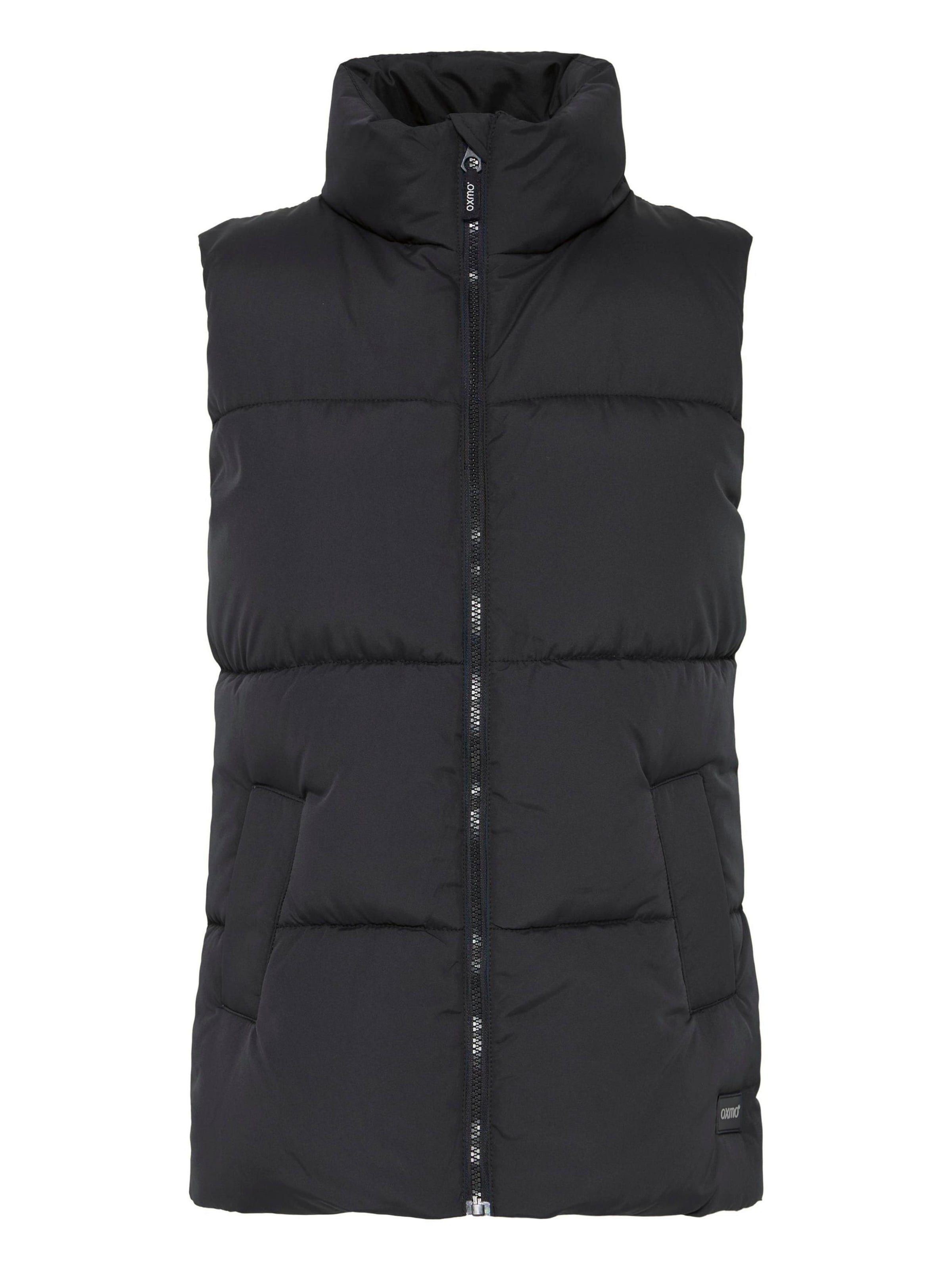 Gilet ' OXMINNA ' Oxmo en noir : devant