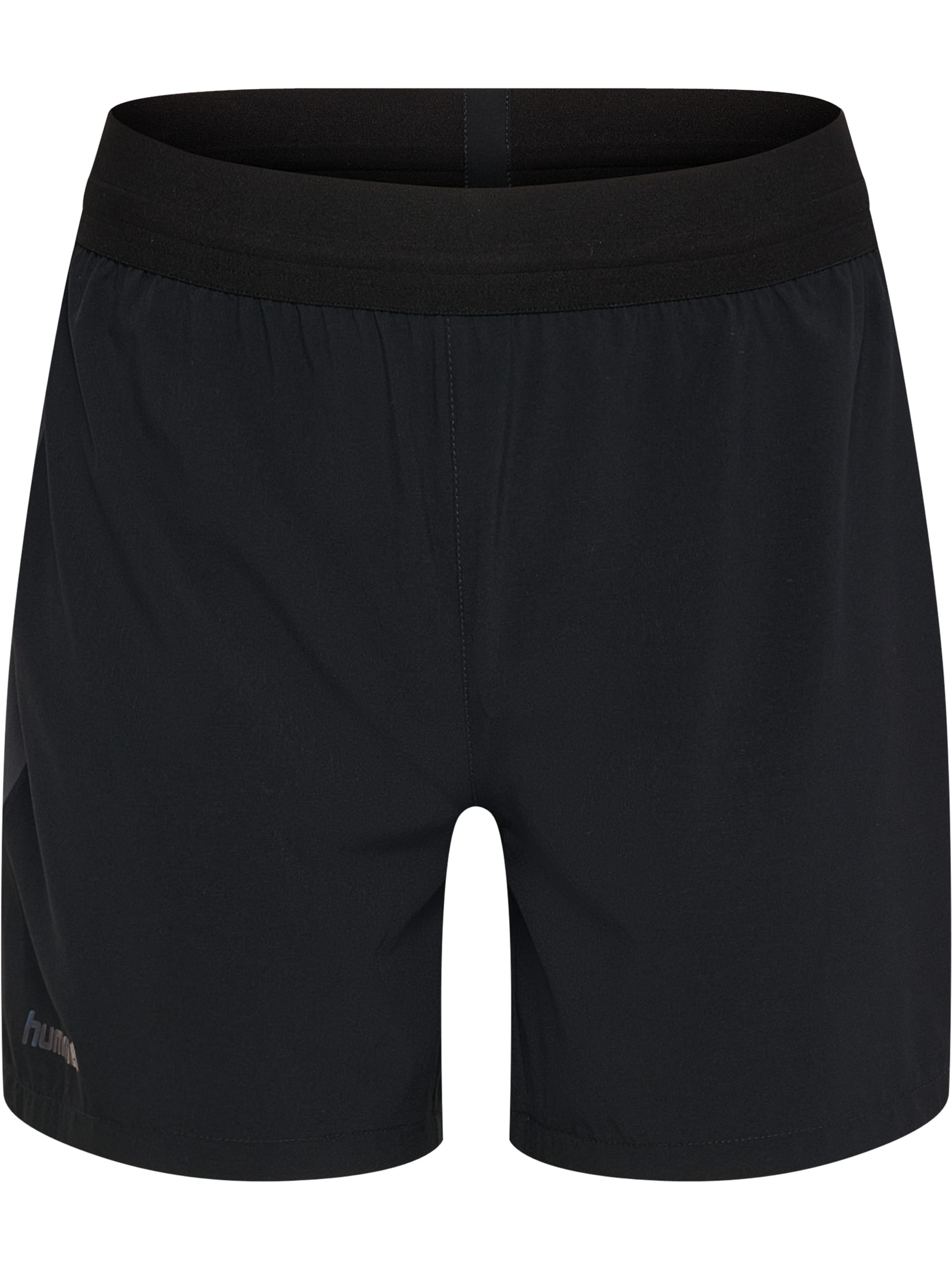 Hummel Regular Sports trousers in Black: front