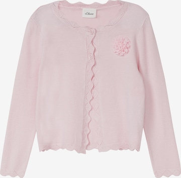 s.Oliver Strickjacke in Pink: Vorderseite