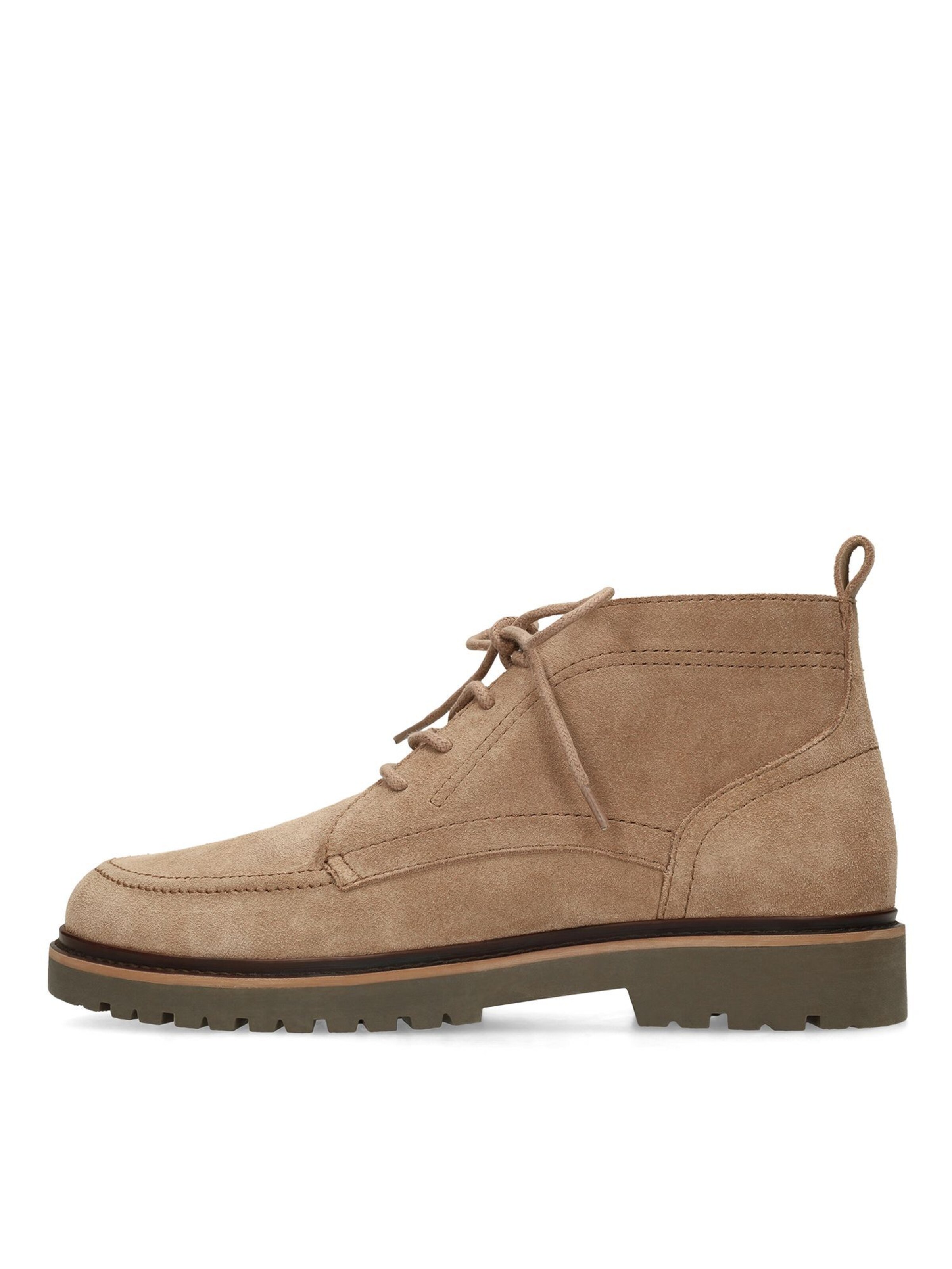 MANFIELD Lace-Up Boots in Brown