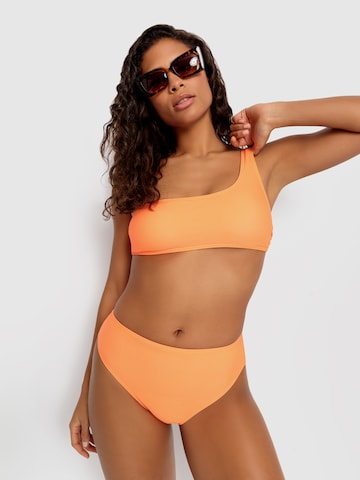 Bustino Top per bikini 'Gina' di LSCN by LASCANA in arancione: frontale