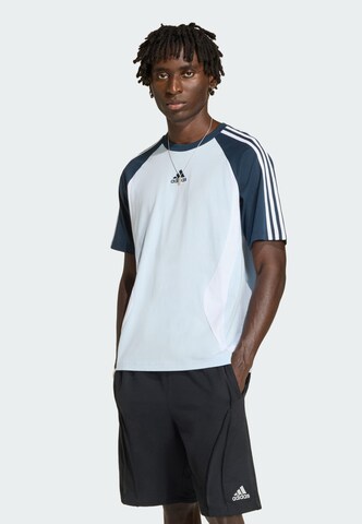 Maglietta 'Adicolor Teamgeist' di ADIDAS ORIGINALS in blu: frontale