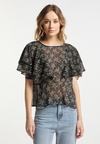 DreiMaster Vintage Blouse in Black: front