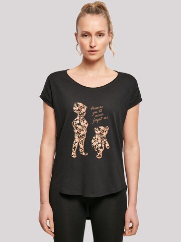 T-shirt 'Disney Winnie Puuh' F4NT4STIC en noir : devant