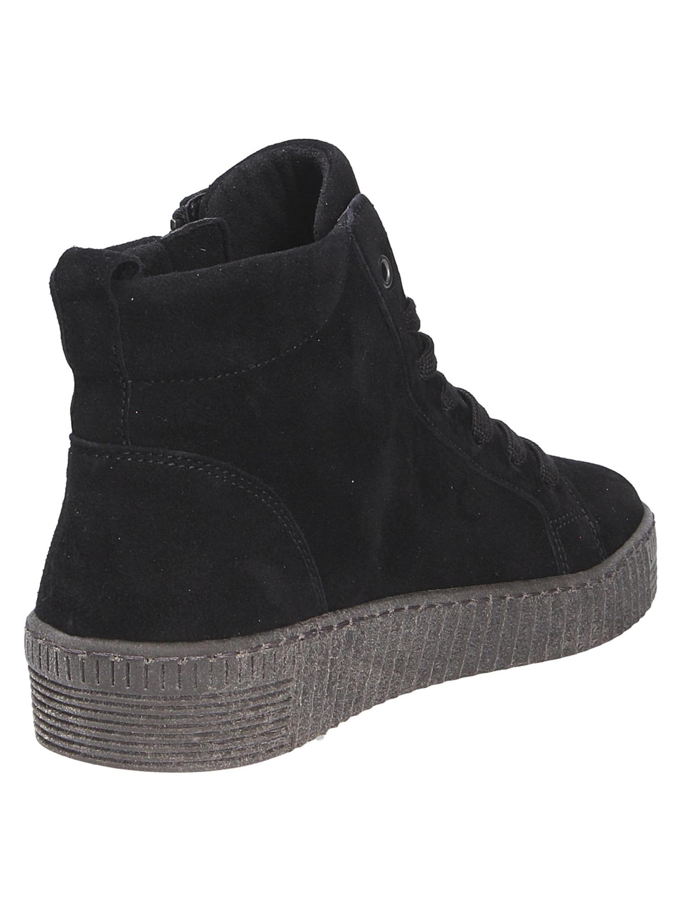 GABOR Lace-Up Boots in Black