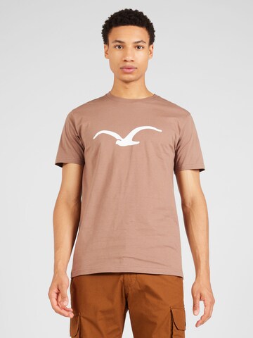 Cleptomanicx Shirt 'Mowe' in Orange: front