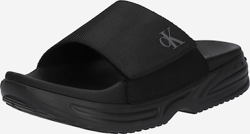 Calvin Klein JeansNatikače s potpeticom - crna boja: prednji dio