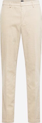 BOSS Black - regular Pantalón chino 'Kaito 1' en beige: frente