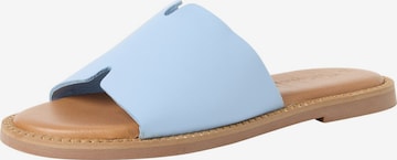 Tamaris Pantolette in Blau: Vorderseite