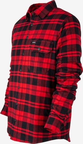 FORSBERG Regular fit Button Up Shirt in Red