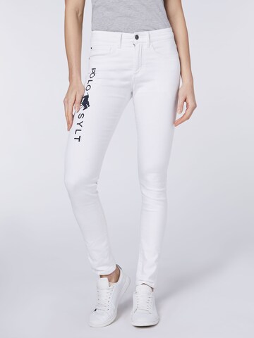 Polo Sylt Slim fit Jeans in White: front