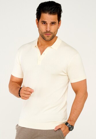 behype Shirt 'KP-100' in Beige: Vorderseite