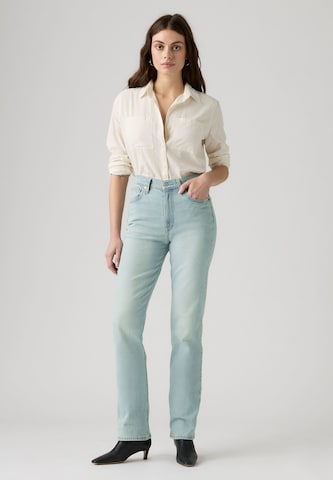 LEVI'S ® Liibuv Teksapüksid 'Ribcage Slim', värv sinine