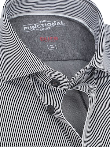 PURE Slim fit Overhemd in Zwart
