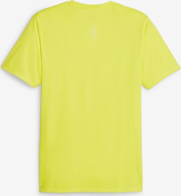 T-Shirt fonctionnel 'Run Favourite Heather' PUMA en jaune