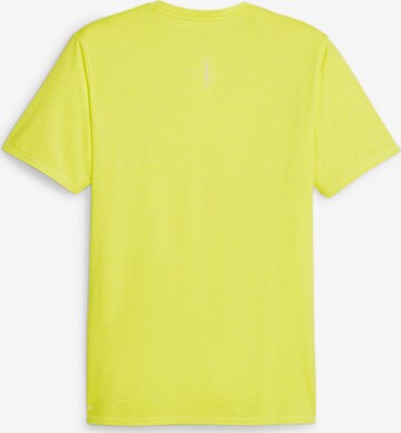 PUMA Performance Shirt 'Run Favourite Heather' in Yellow