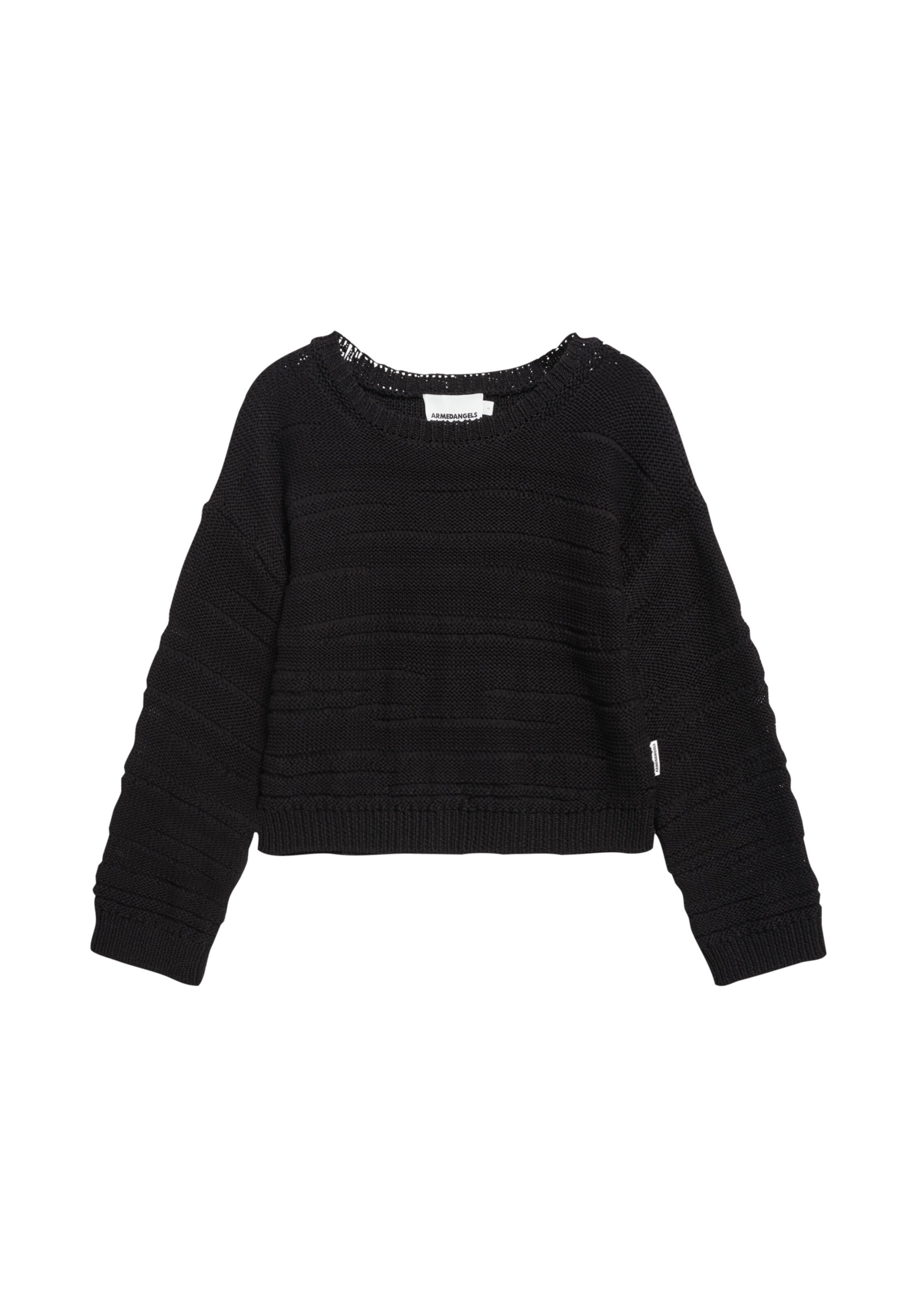 ARMEDANGELS Trui ' AALIYA ' in Zwart: voorkant