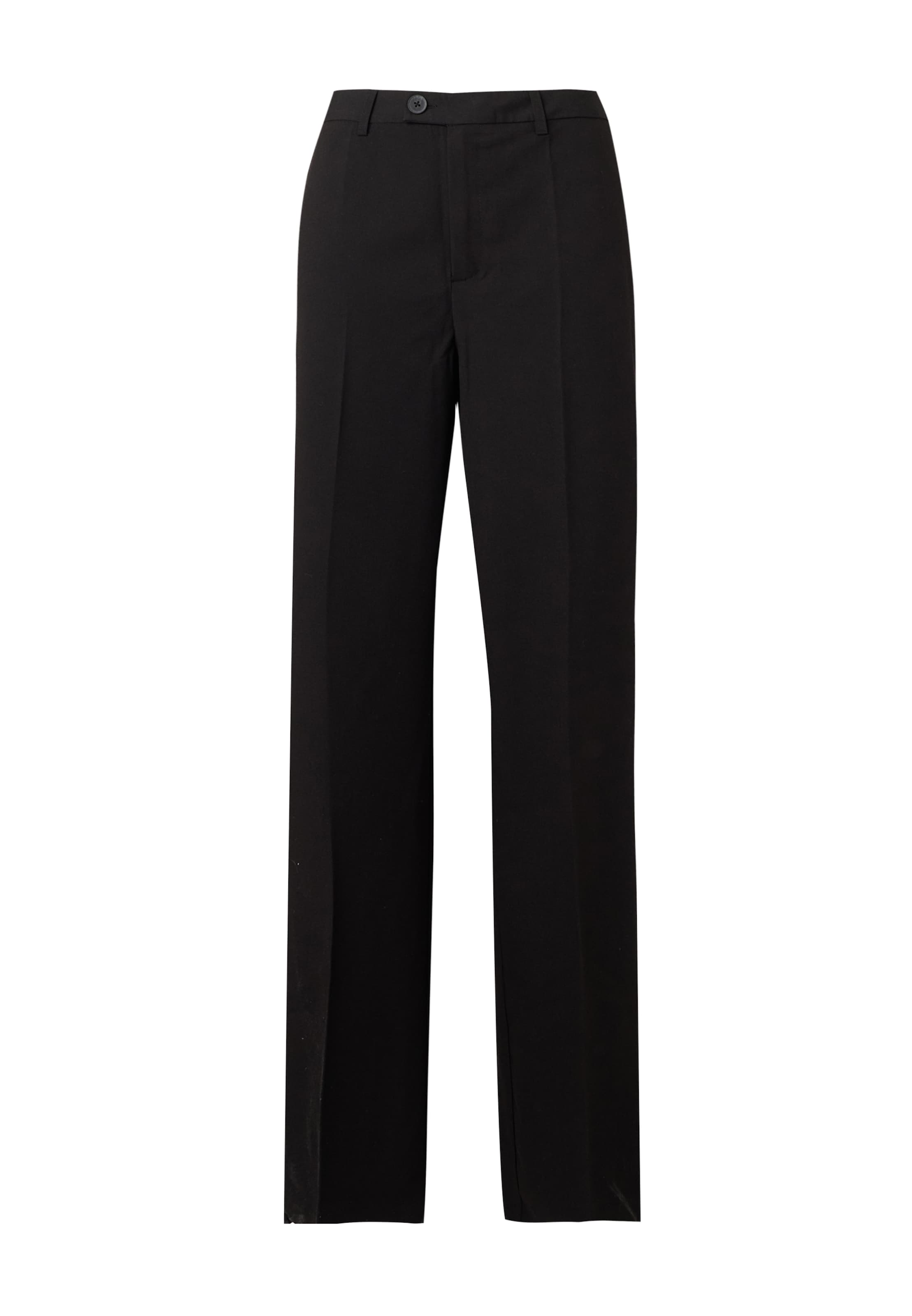 Vero Moda Tall - regular Pantalón plisado 'VMTEXAS' en negro: frente