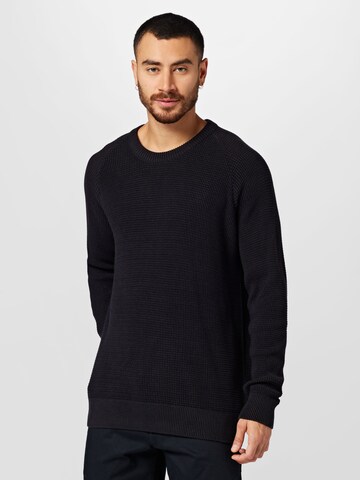 DEDICATED. Sweater 'Karlskrona' in Black: front